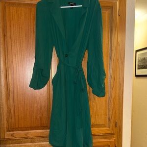 Torrid Green Long Sleeve Dress